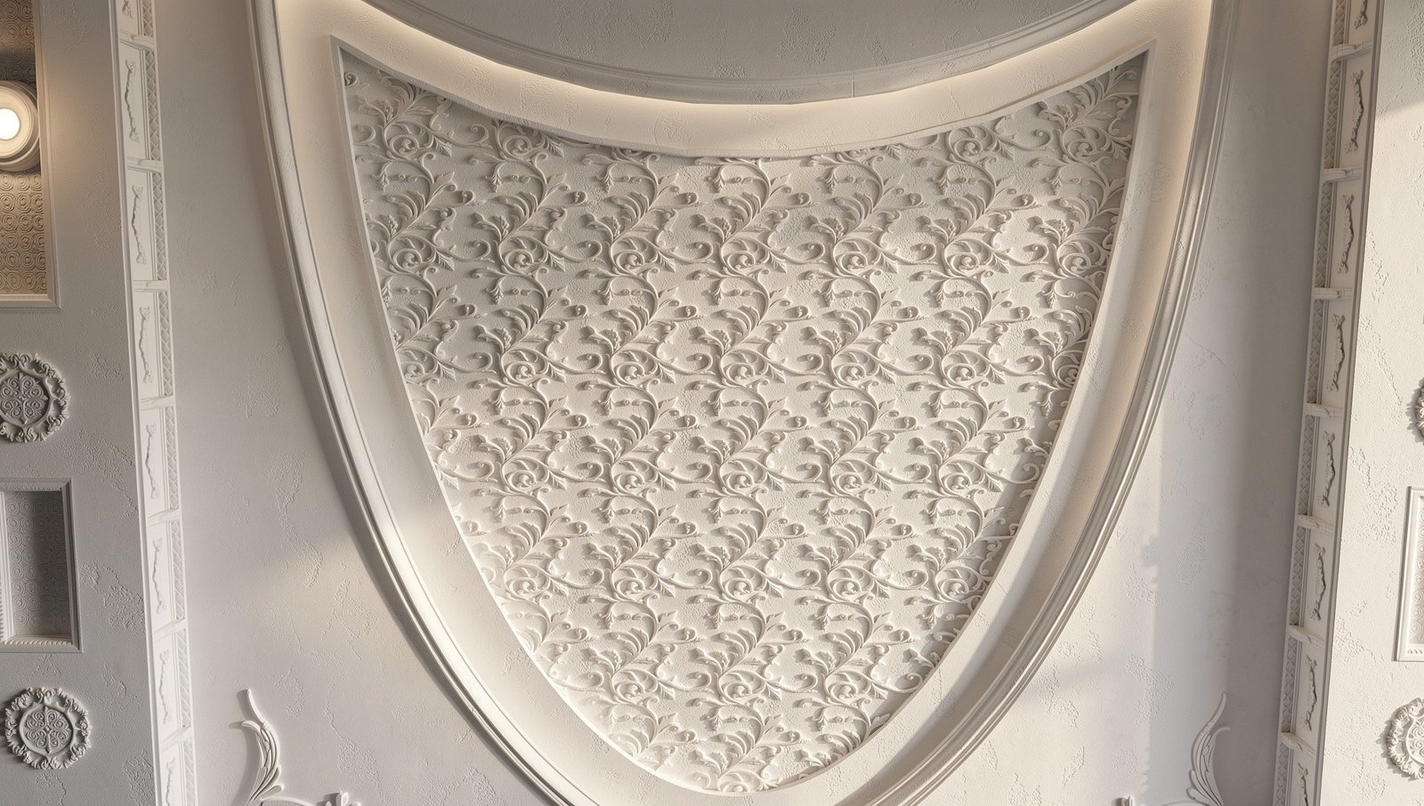 Ceiling Detail at Classic Entrance Hall