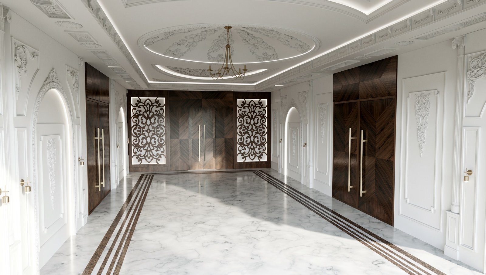 Grand Hallway at Classic Entrance Hall