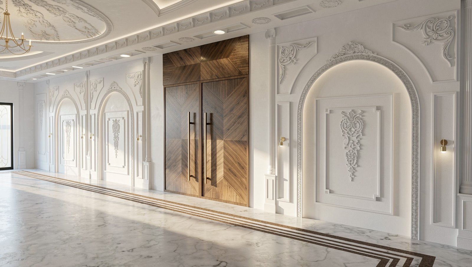 Grand Hallway at Classic Entrance Hall