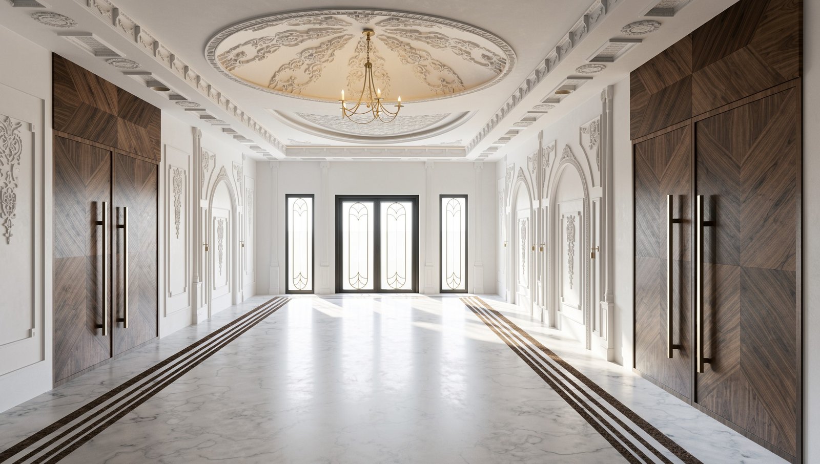 Grand Hallway at Classic Entrance Hall