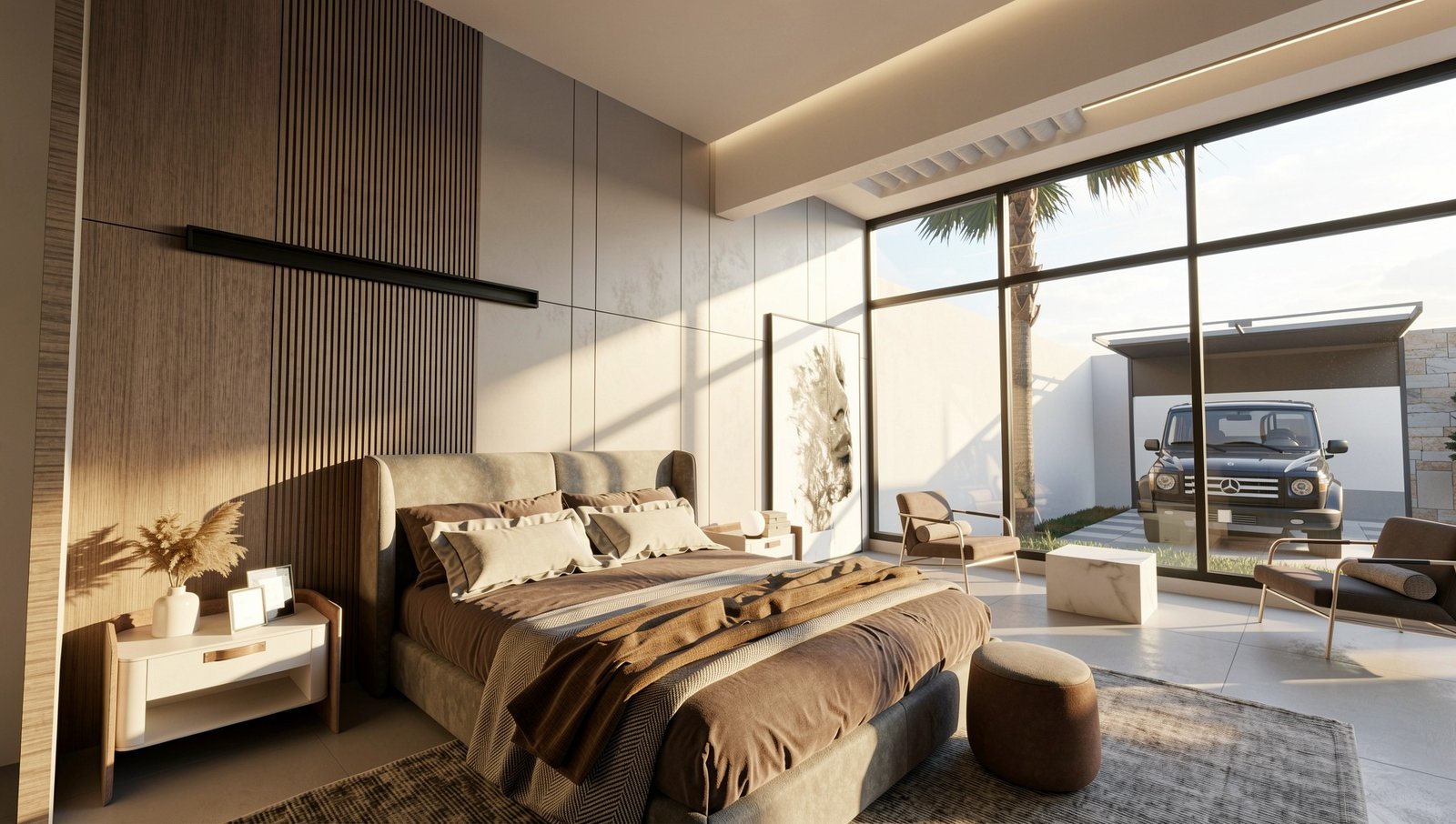 Pool View at Modern Chalet