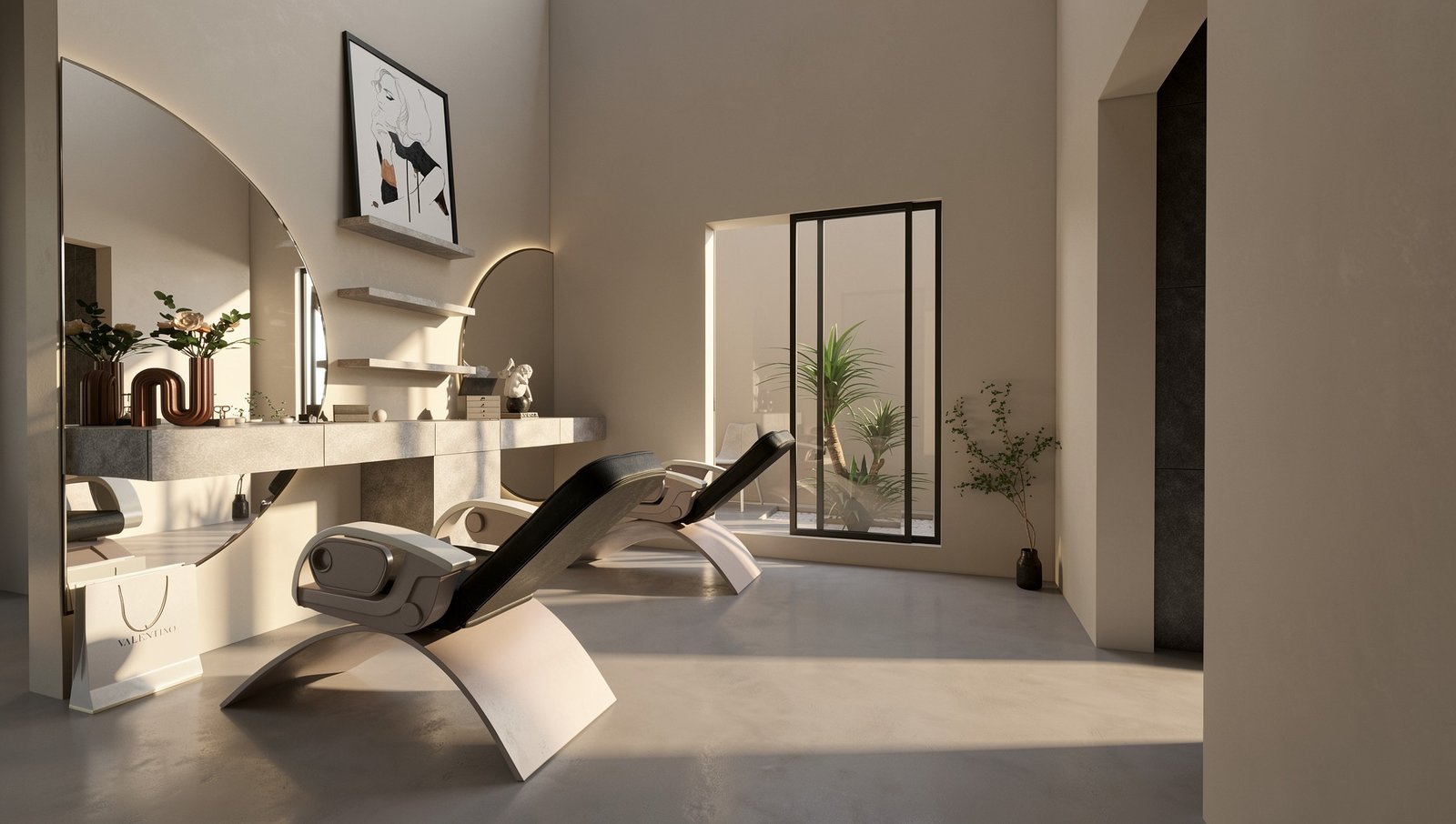Treatment Room at Women's Beauty Salon